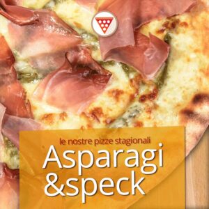 Pizza asparagi e speck