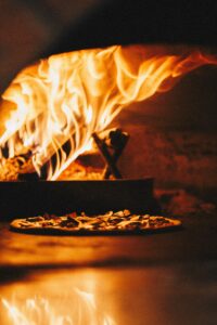 forno a legna pizza al mattone